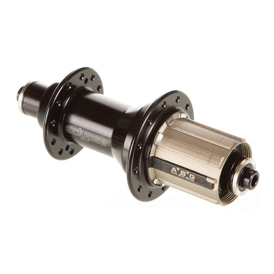 Eclypse A291/F482 SB/A non-disc hub with black finish, detailed close-up shot showing brand logo and hub components.