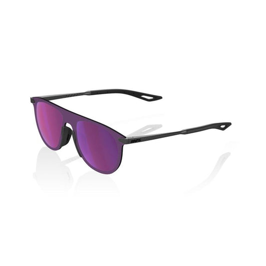 100% Legere Coil Matte Gunmetal Sunglasses - MetroCycle