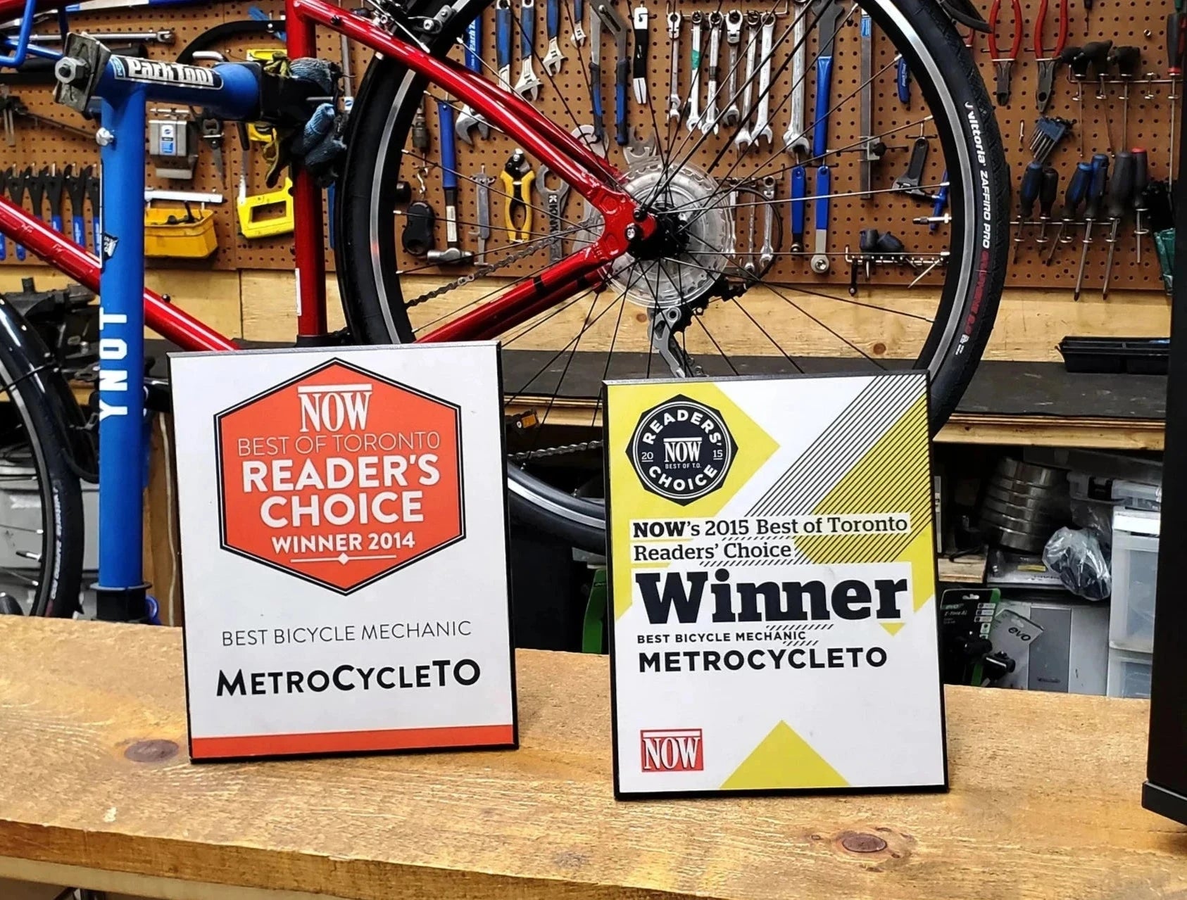 Voted best bicycle repair in Toronto 2 years in a row