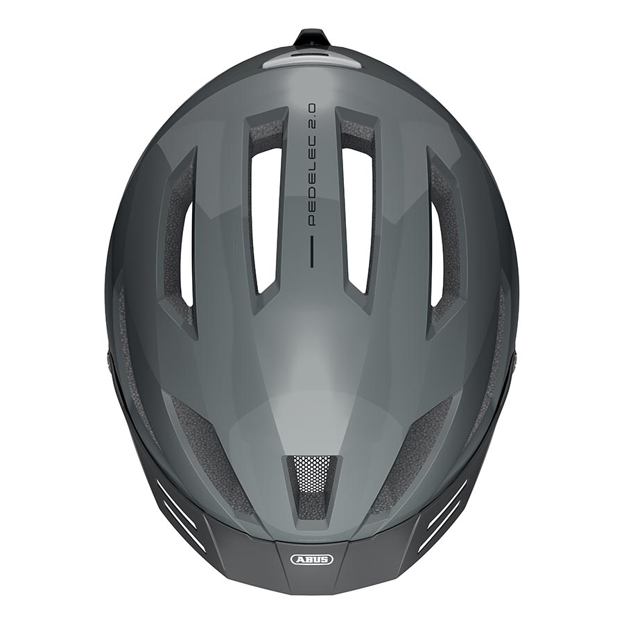 Abus Pedelec 2.0 recreational and commuter helmet in velvet black with adjustable size, designed for cycling safety.