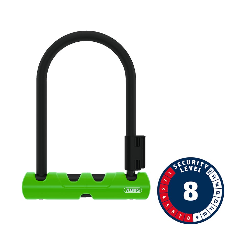Abus, Ultra 410K Mini, U-Lock, Key, 150x180mm, 5.9''x7'', Thickness in mm: 12mm, Black
