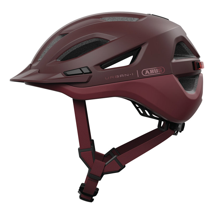Abus Urban-I 4.0 ACE recreational and commuter helmet in graphite silver, size L 57-61cm, with aerodynamic design and ventilation.