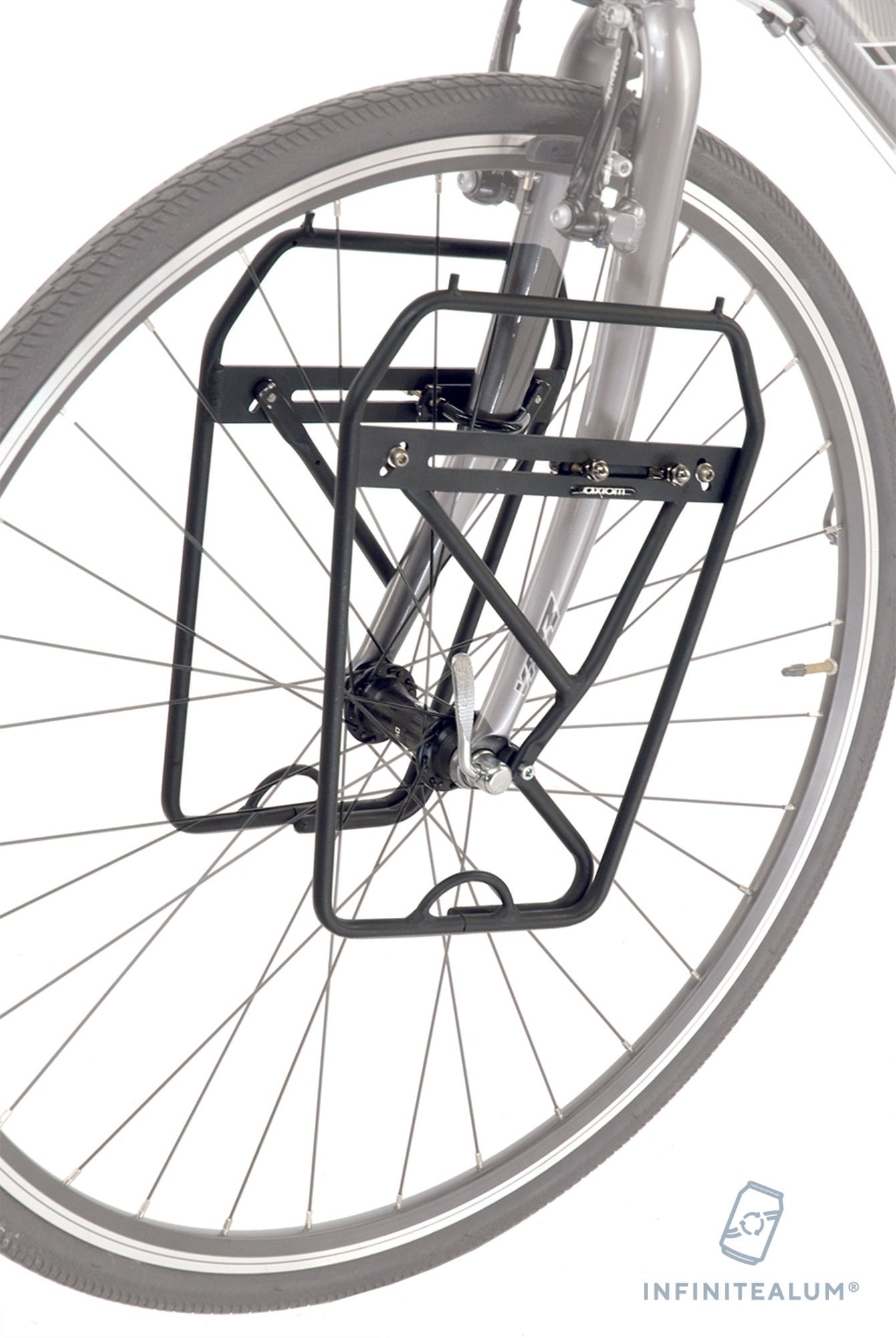 Axiom Journey Lowrider, front rack set - MetroCycle