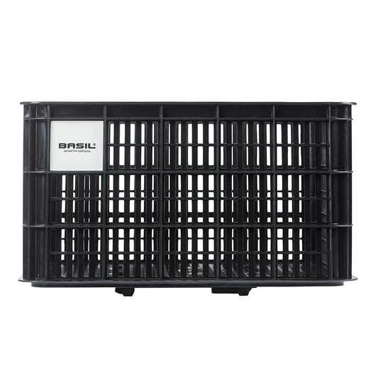Basil, Bicycle Crate L, Basket, Black