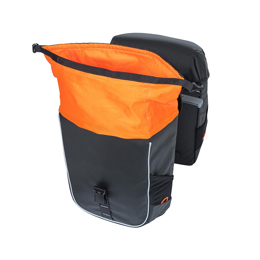 Basil, Miles MIK, Pannier, 34L, Black/Slate