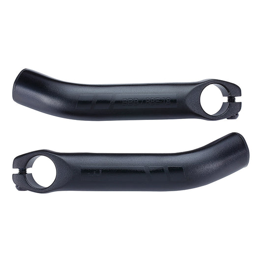 BBB Cycling BBE-18 LightCurved aluminium grip part, 150mm, for bike handlebar accessories, shown in close-up image.