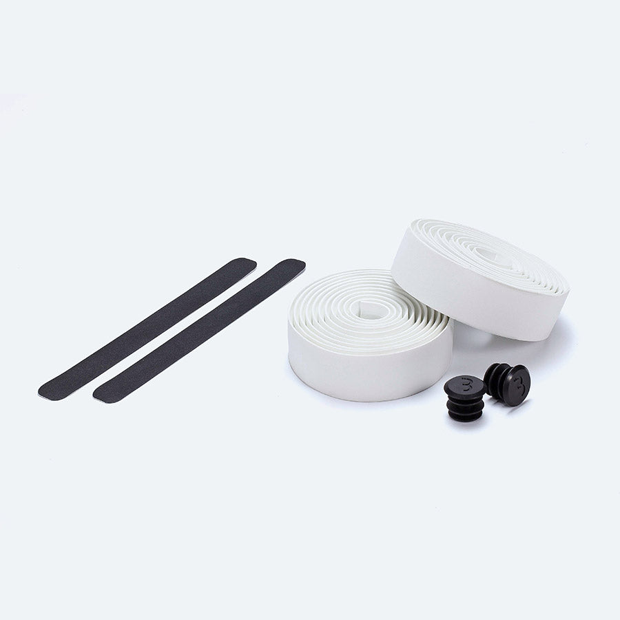 BBB Cycling BHT-05 RaceRibbon Gel handlebar tape in black, 3.5mm thick, with a textured gel surface for comfort and grip.