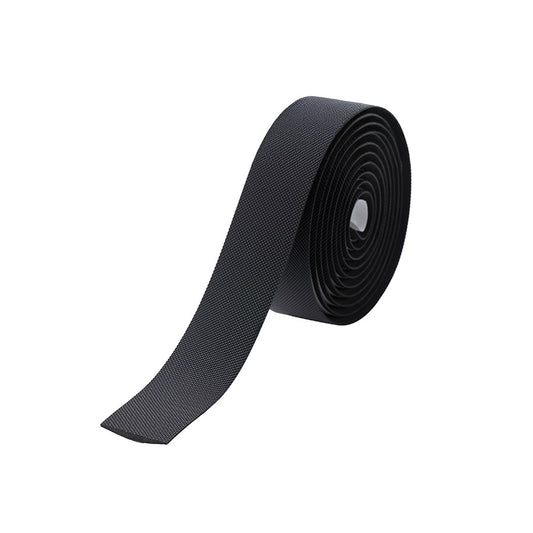 Black BBB Cycling BHT-16 GravelRibbon Gel handlebar tape, 3.5mm thick, with textured surface for grip and comfort.