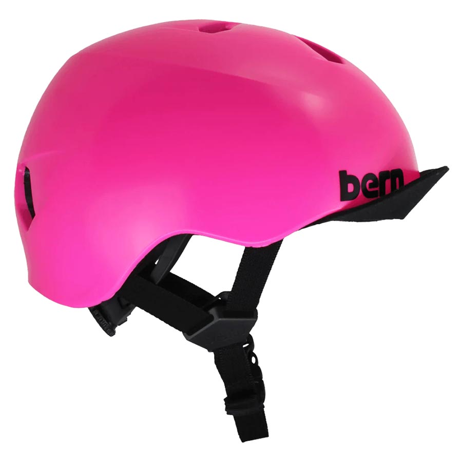 Bern Nina DVRT youth helmet in matte glacier with racing stripe, size small (51.5-54.5cm), featuring aerodynamic design and safety features.