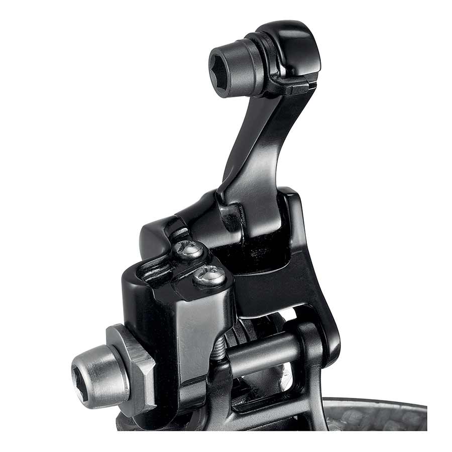 Campagnolo, Super Record, Front Derailleur, 12, Swing: Down, Cable Pull: Down, Braze-on