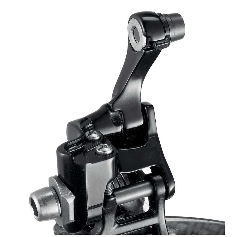 Campagnolo, Super Record, Front Derailleur, 12, Swing: Down, Cable Pull: Down, Braze-on