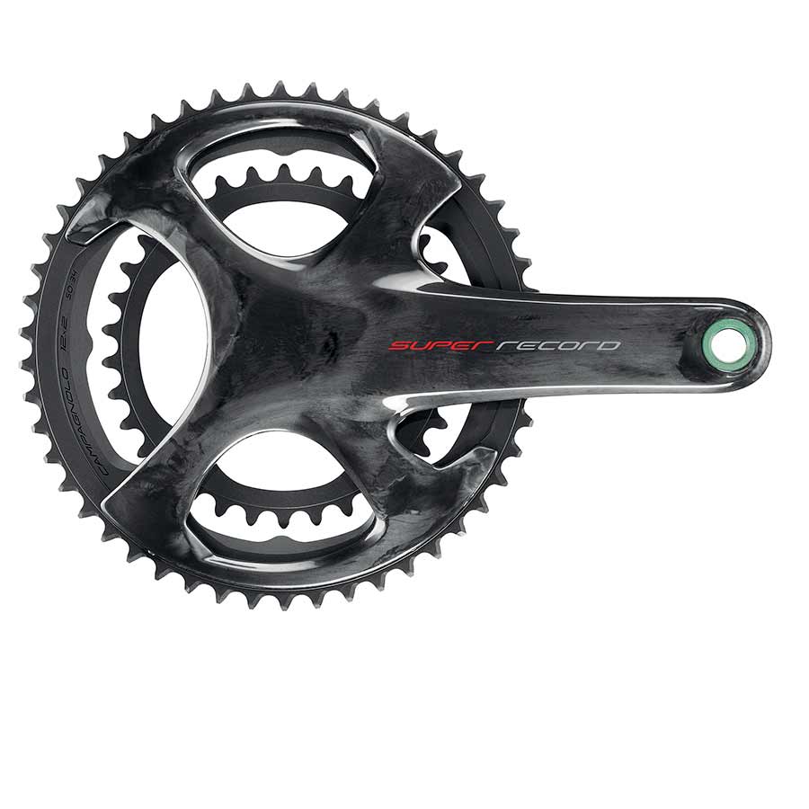 Campagnolo, Super Record, Crankset, Speed: 12, Spindle: 25mm, BCD: 112/145, 34/50, UltraTorque, 170mm, Carbon, Road Disc