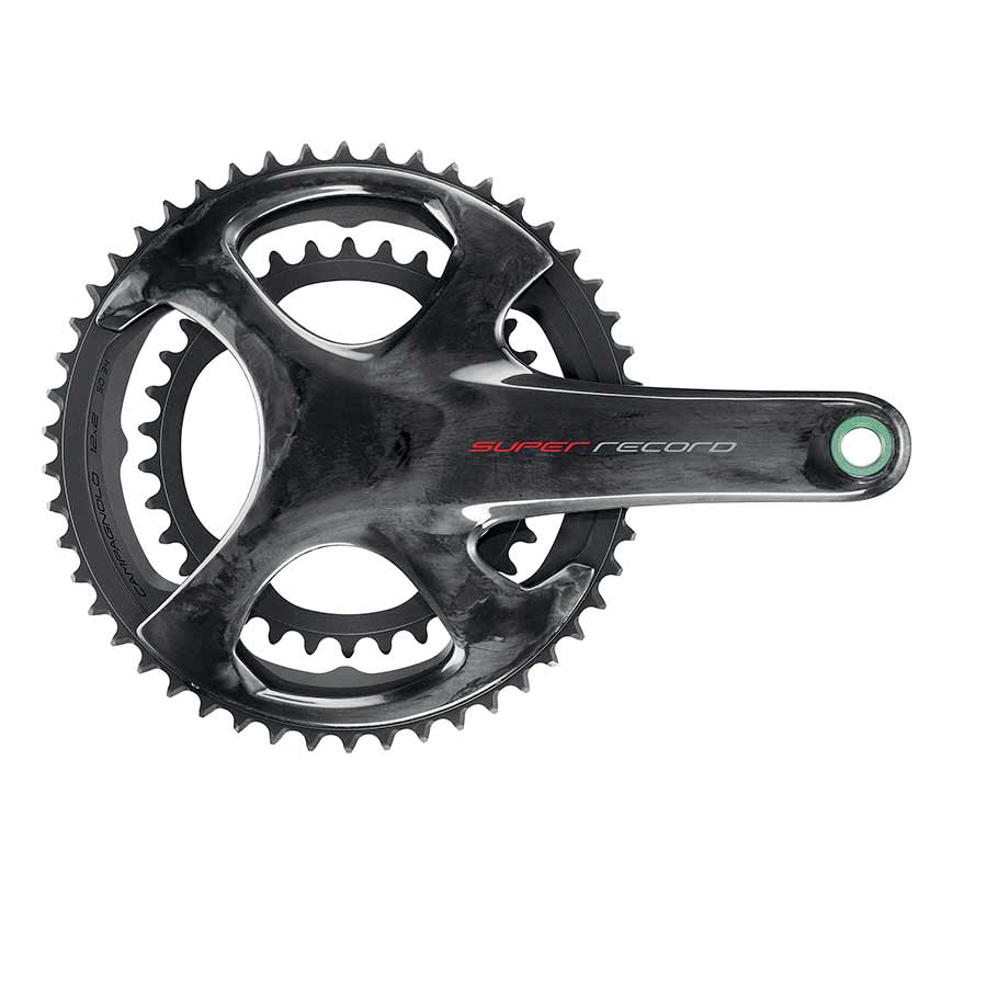 Campagnolo, Super Record, Crankset, Speed: 12, Spindle: 25mm, BCD: 112/145, 34/50, UltraTorque, 170mm, Carbon, Road Disc