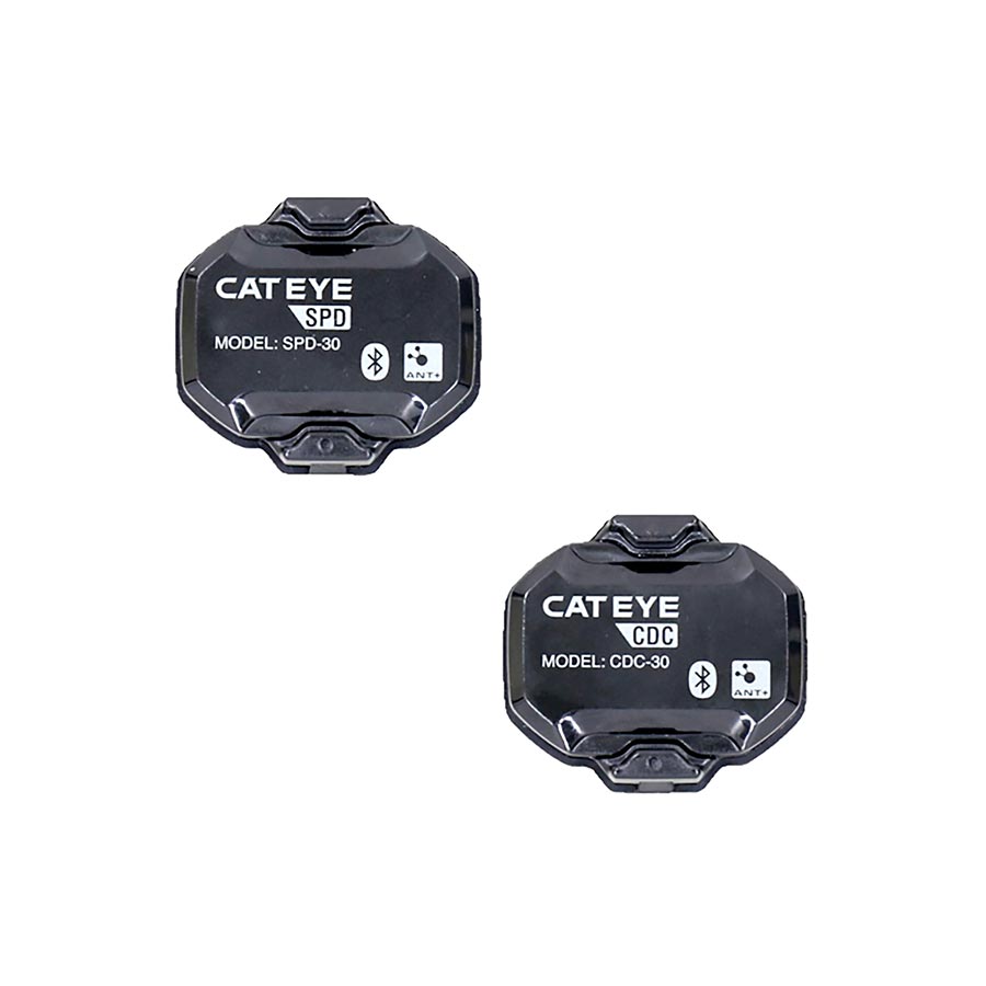 CatEye SPD / CDC-30 bundle with speed sensor and foot pods for cycling and fitness tracking.