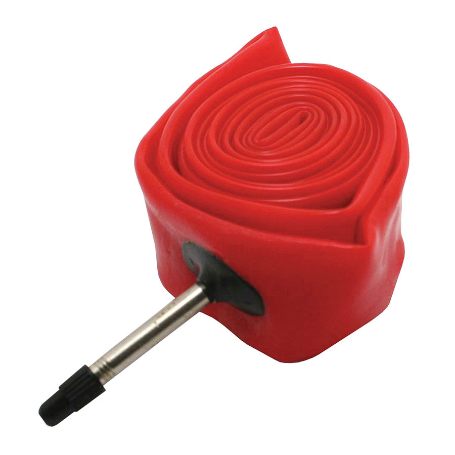 Challenge seamless latex inner tube for bike tires, suitable for 23-30c tubes, shown in the image.