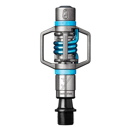 Crankbrothers Eggbeater 3 clipless MTB pedals in black with spring mechanism, designed for mountain biking.