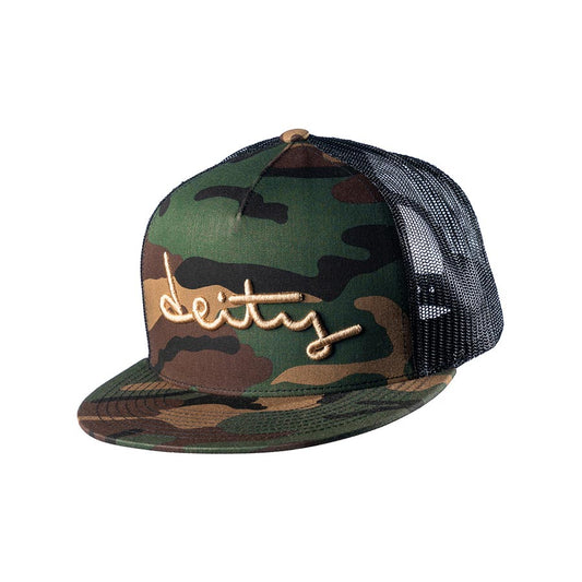 Deity, Ambush, Trucker Hat, Green Camo, U