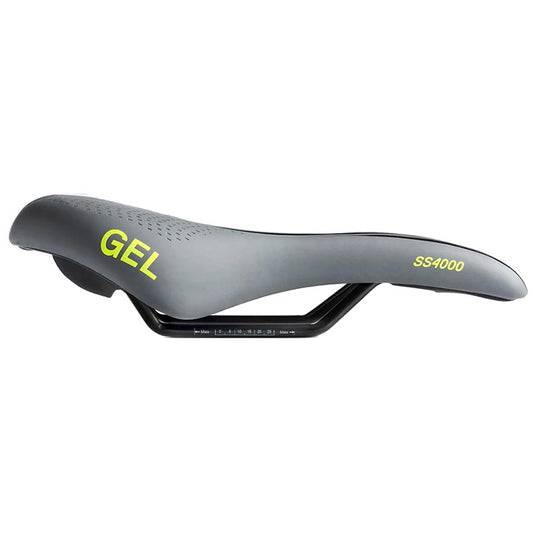 Delta, Comfort Race Gel, Saddle, 270 x 140mm, Unisex, 300g, Black/Grey