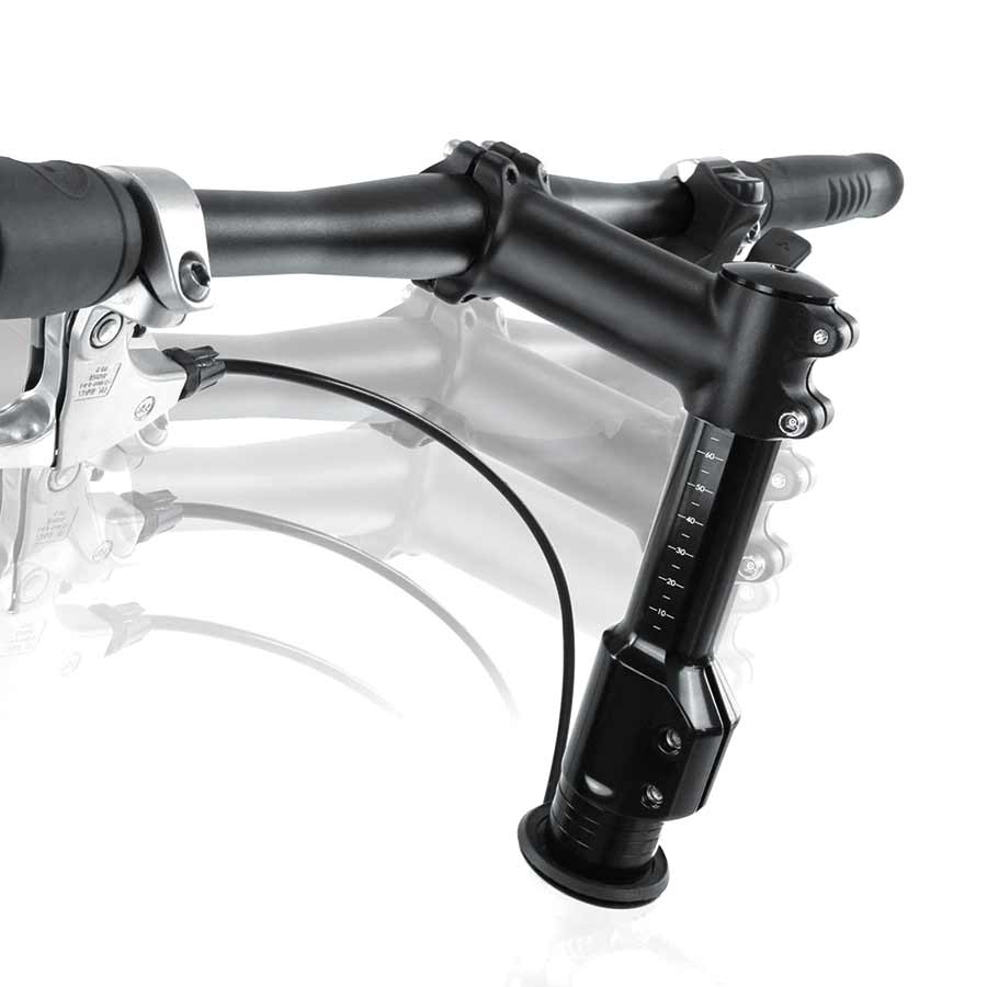 Stem Raiser Pro, 1-1/8'' For threadless, Black - MetroCycle