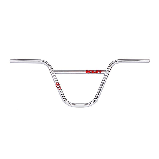 Eclat BMX controller handlebars in black with 29.5-inch rise and 22.2mm diameter, designed for BMX bikes.