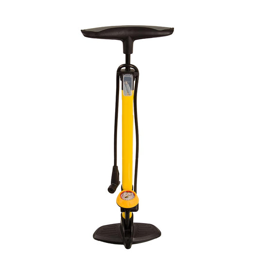 AirPress Sport, Floor Pump, SmartHead, 160psi, Yellow - MetroCycle