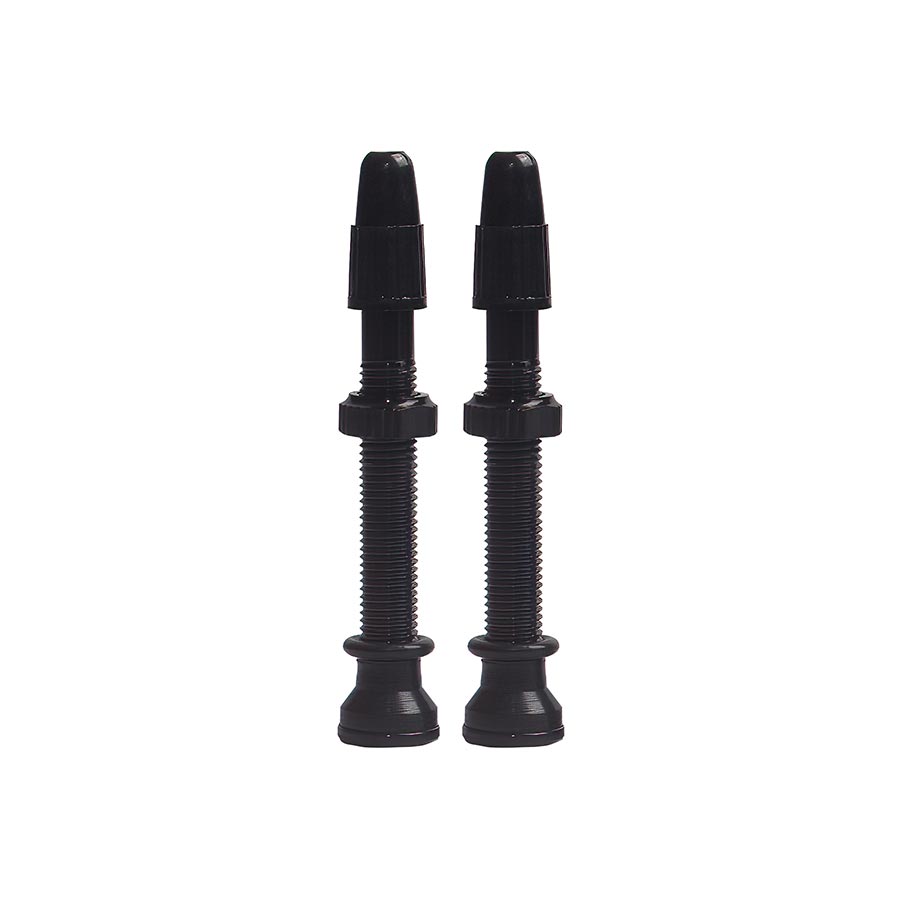 EVO, Tubeless Valves, Tubeless Valve, Presta, 44mm, Black, Pair