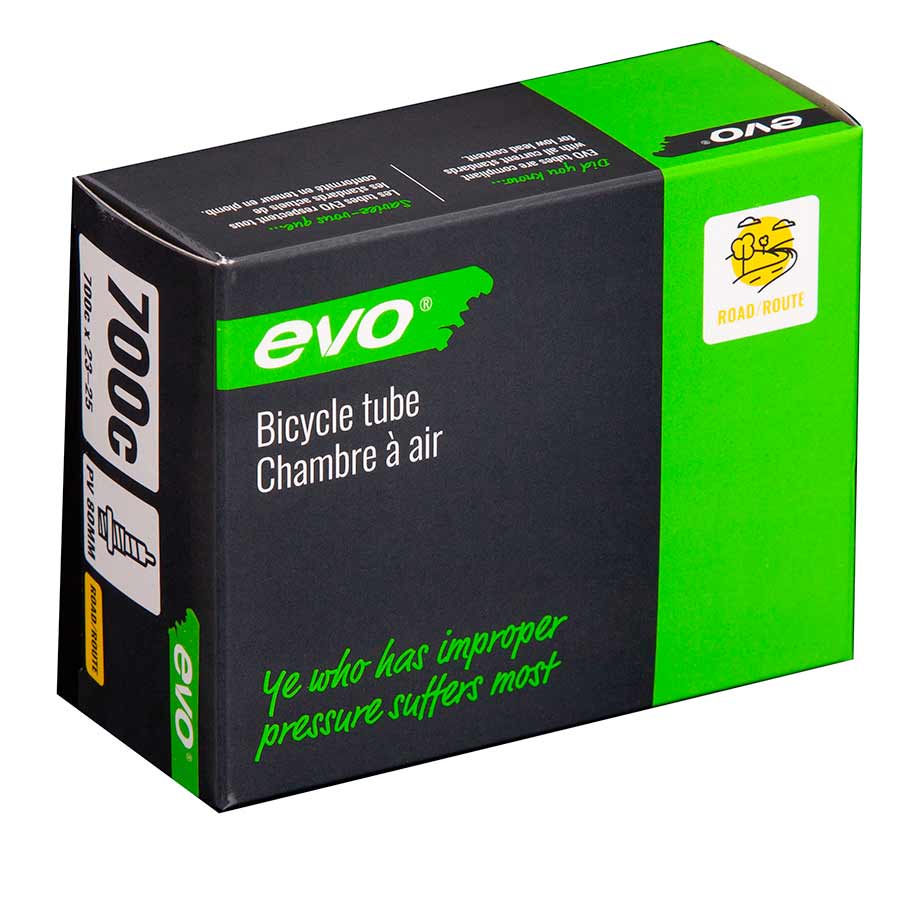 EVO, Presta, Tube, Length: 48mm, 700C, 23-25C
