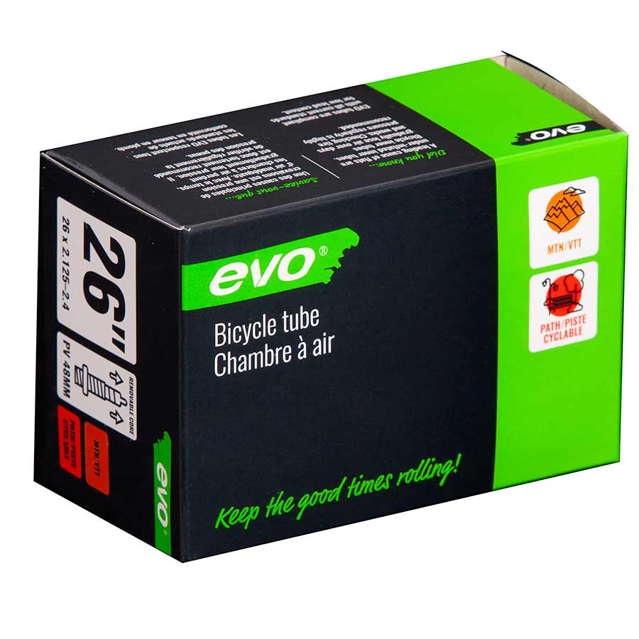 EVO, Presta, Tube, Length: 48mm, 20'', 1.25-1.50