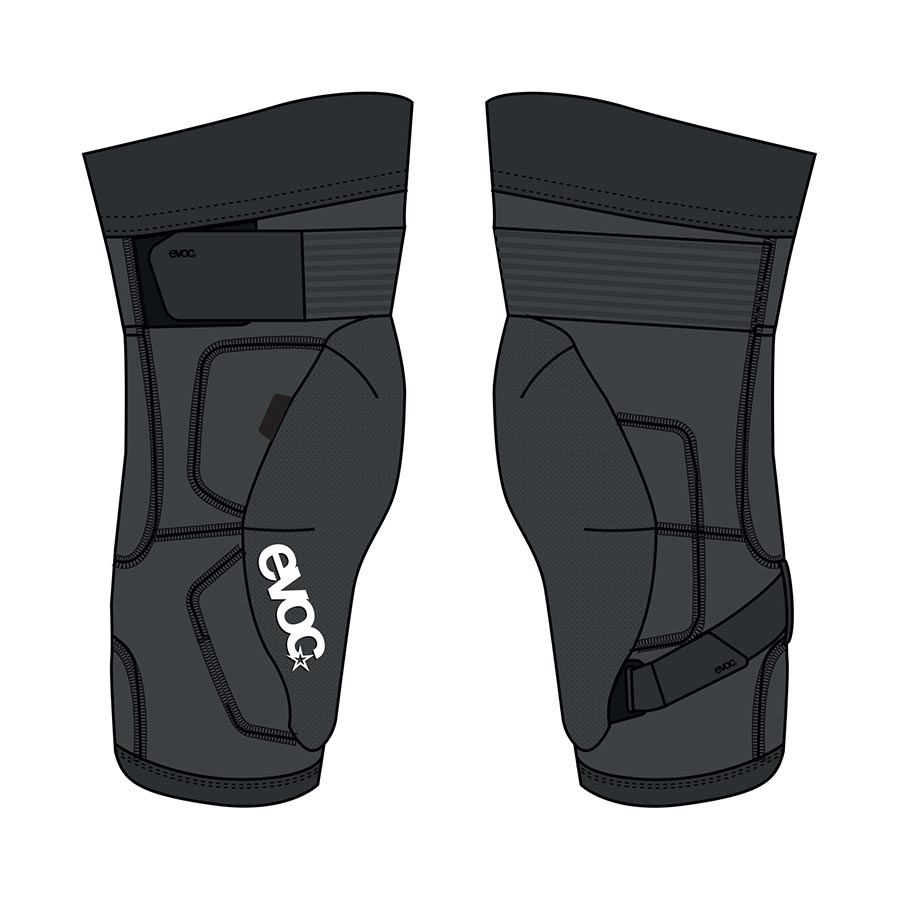EVOC, Knee Protector LS Flex Enduro, Knee Guards, Black, L