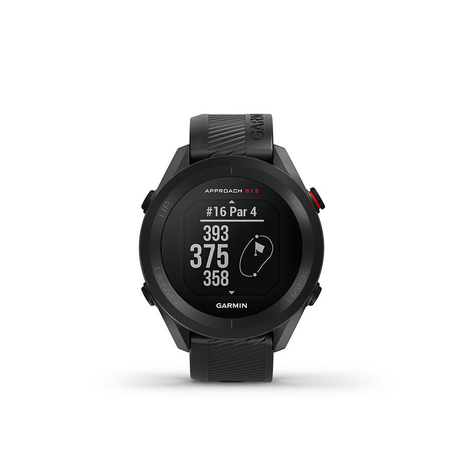 Garmin, Approach S12 , Watch, Watch Color: Black, Wristband: Black - Silicone
