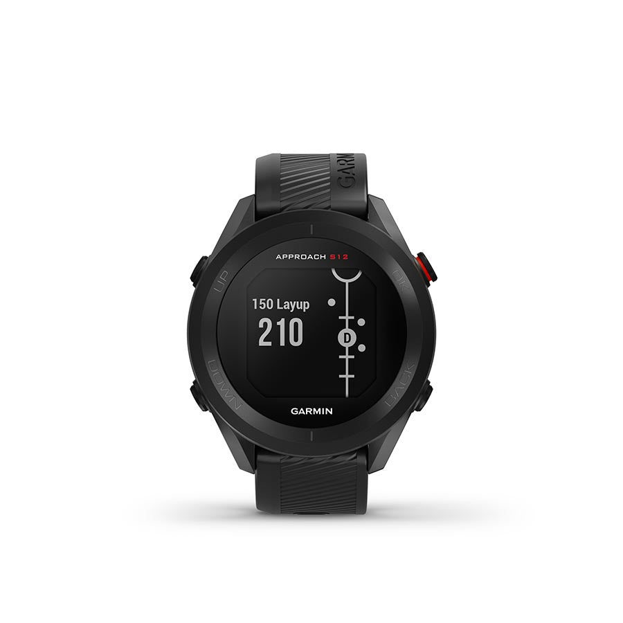 Garmin, Approach S12 , Watch, Watch Color: Black, Wristband: Black - Silicone