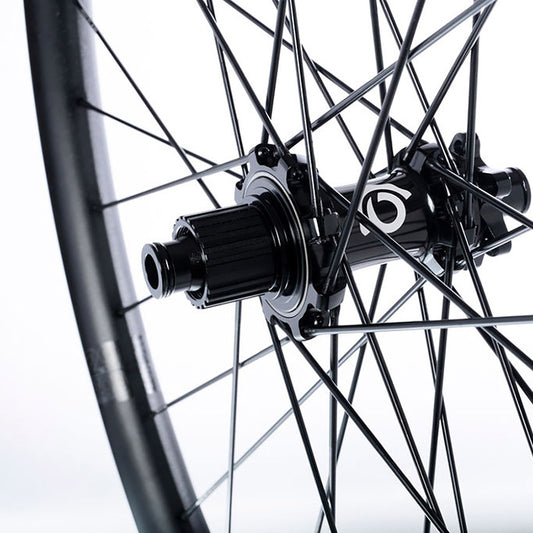 Industry Nine Hydra 2 Enduro wheels, 29-inch front with 622 holes, 15mm thru-axle, 110mm Boost spacing, 6-bolt disc compatible
