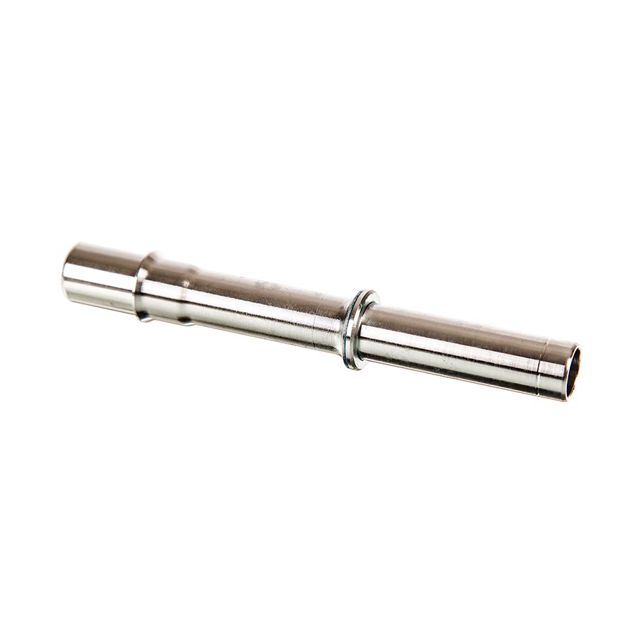 Industry Nine Hydra Axle hub axle and nuts for front Boost 6B mountain bike wheel, durable and precise bike component.