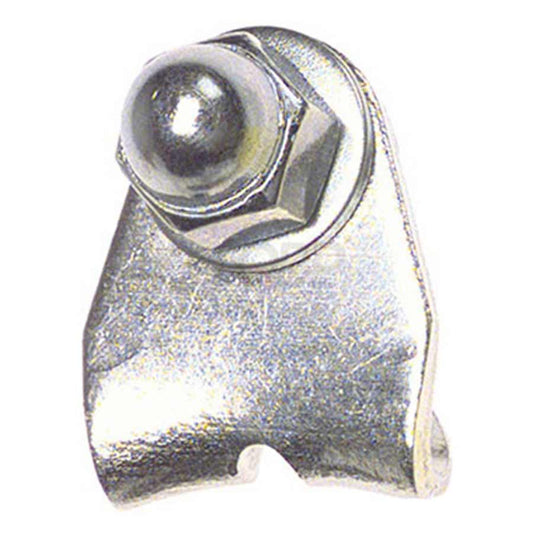 Jagwire, Straddle cable hanger, Galvanized, Silver, Bag of 10