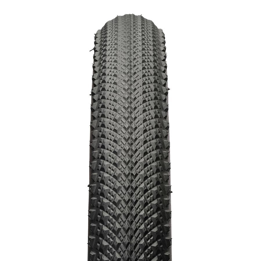 Kenda Piedmont mountain tire mounted on a bicycle wheel, 700x40c wire clincher tire for off-road cycling adventures