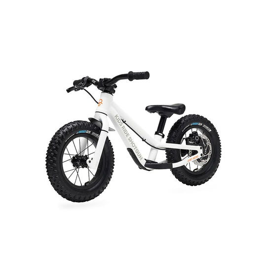 Kids Ride Shotgun, Dirt Hero 12'', Push Bike, 12-1/2'', Without Brake, White