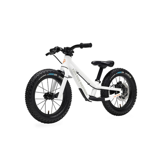 Kids Ride Shotgun, Dirt Hero 14'', Push Bike, 14'', Without Brake, White
