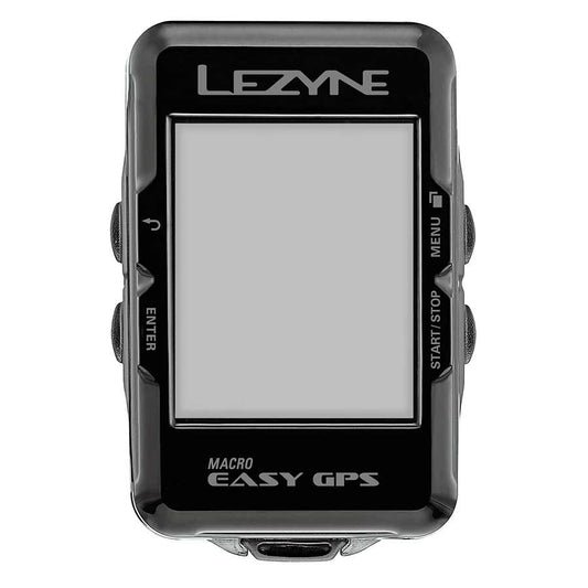 Lezyne, Macro Easy GPS, Computer, Speed, Cadence, HR, Black