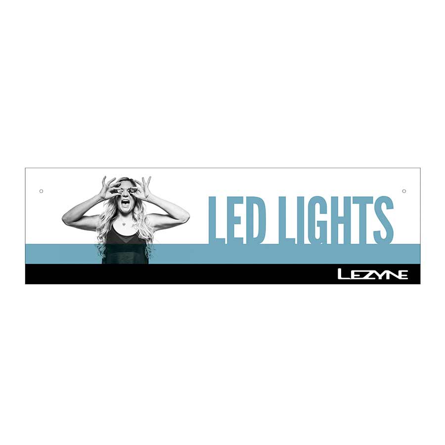 Lezyne, Wall Logo Sign (480x147 mm)