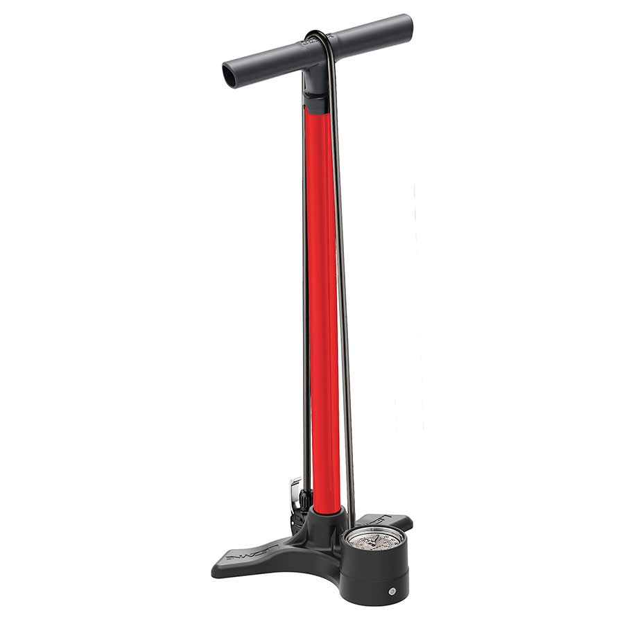 Lezyne, Macro Floor Drive 2.5'', Floor Pump, Dual Valve Head, 220psi, Red