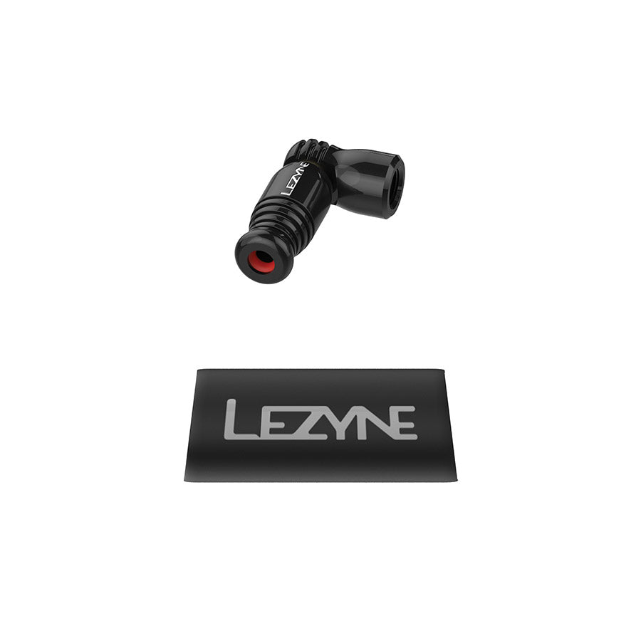 Lezyne Trigger Speed Drive CO2 Head for inflators, threaded Presta valve, compact bike CO2 inflator accessory