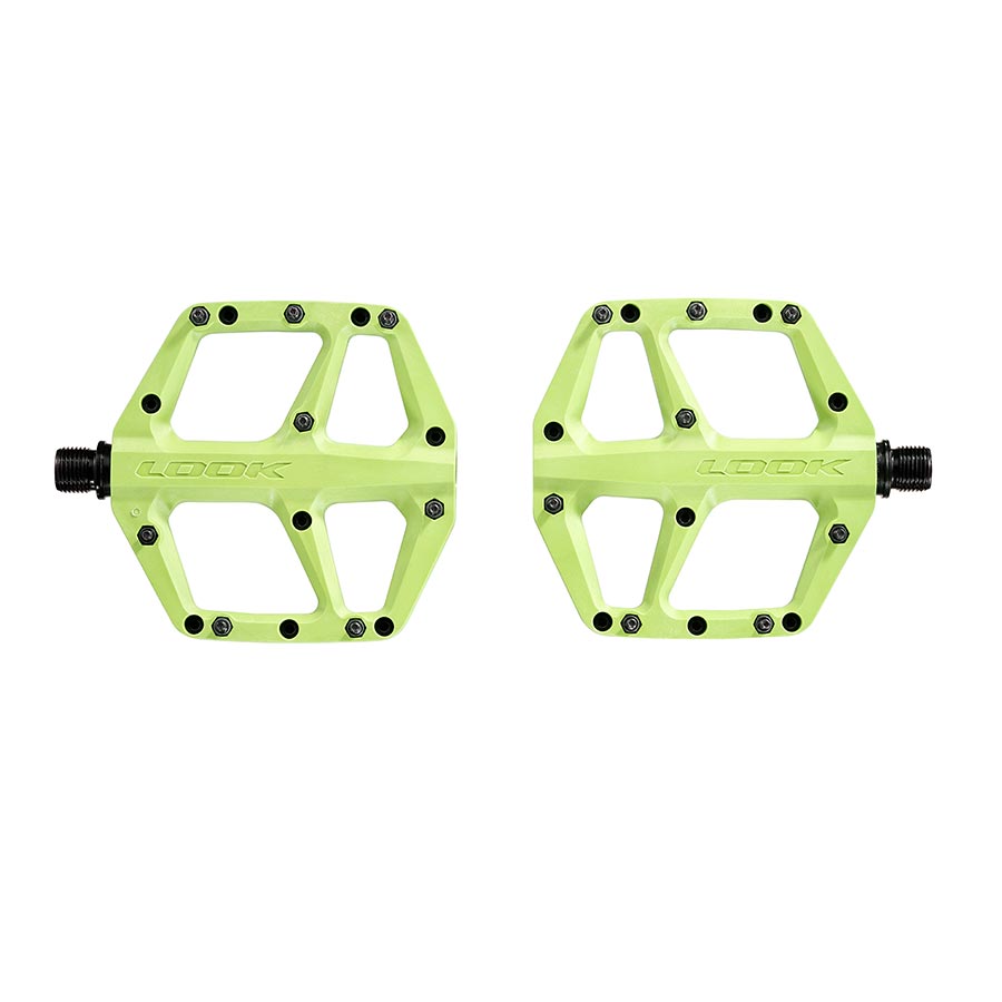 Look, Trail Fusion, Platform Pedals, Body: Composite, 9/16'', Red, Pair