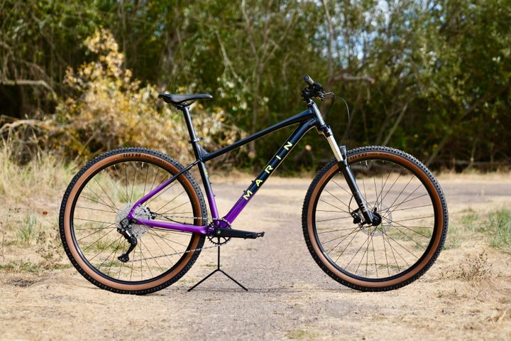 Marin Bobcat Trail 4 Black Purple Trail Side
