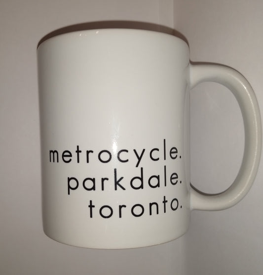 Mug, Metrocycle, White - MetroCycle