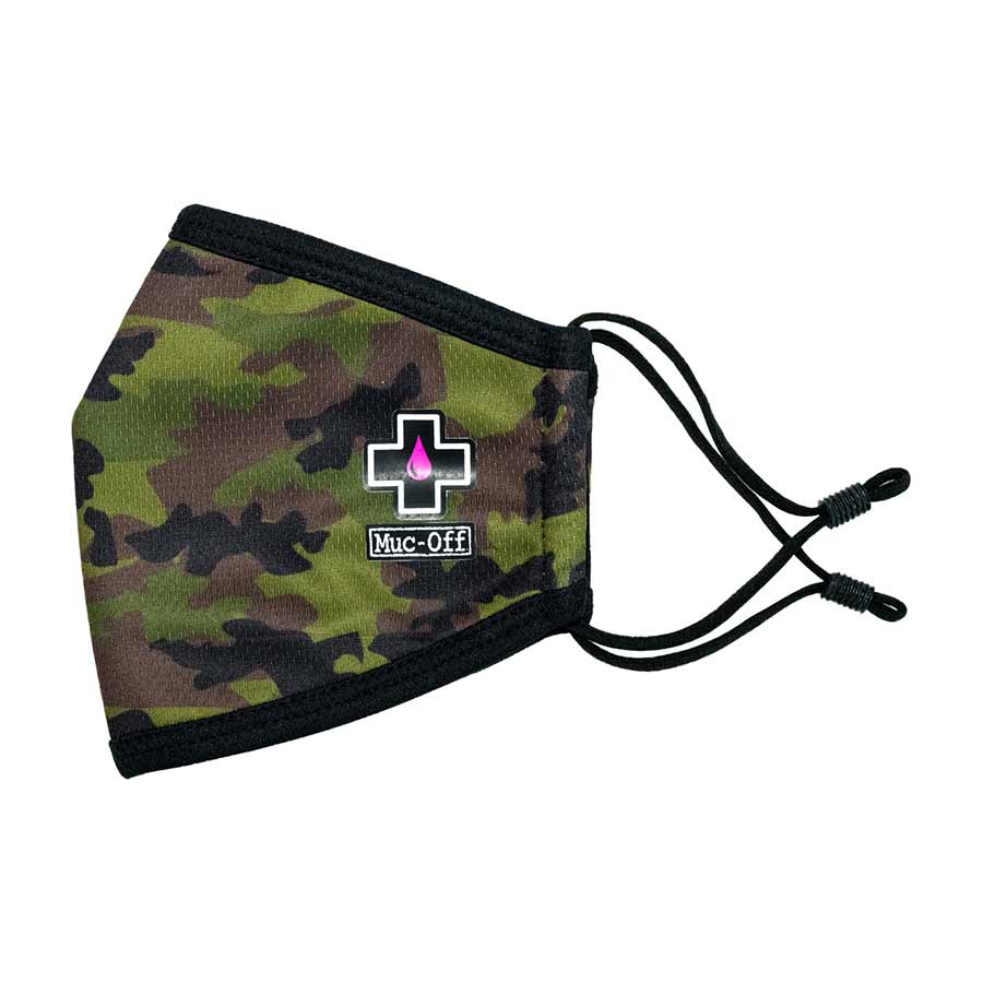 Muc-Off, Reusable Face Mask, Woodland Camo, L