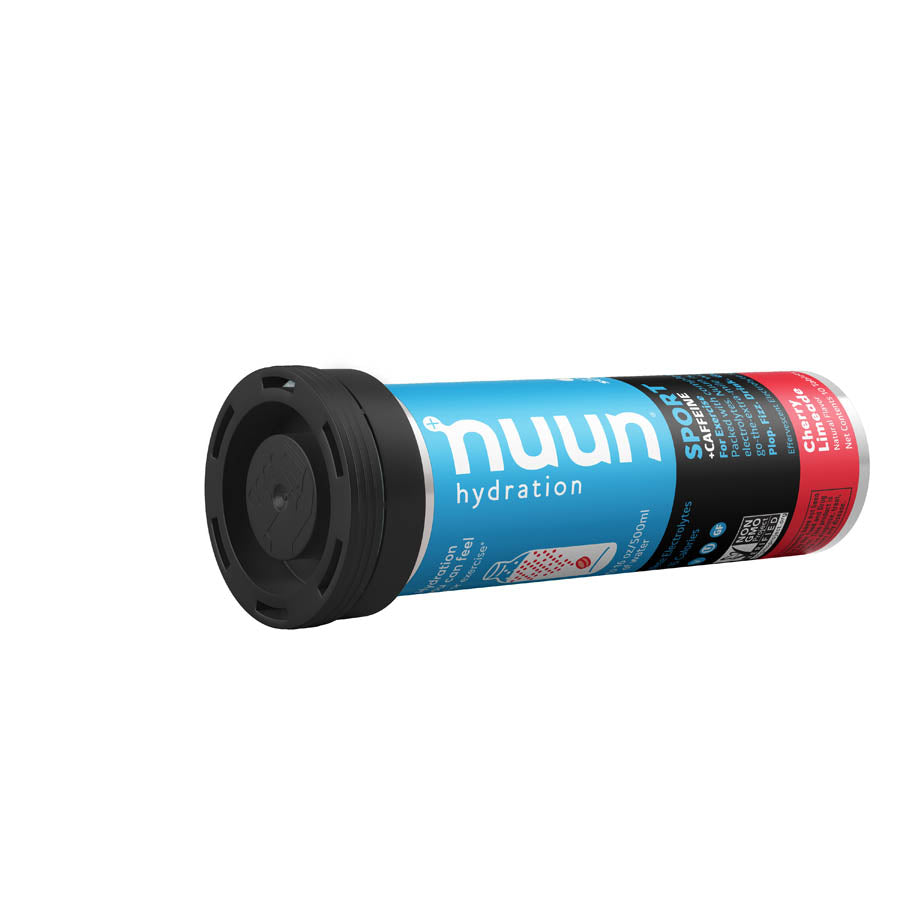 Nuun, Sport with Caffeine, Drink Mix, Cherry Limeade, Box of 8, 10 servings