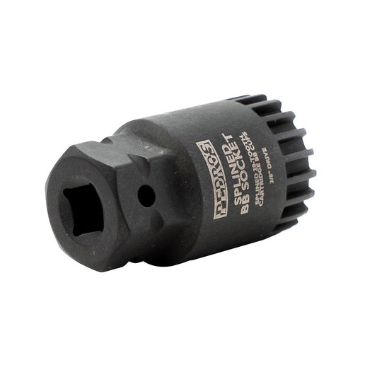 Pedros BB Socket bottom bracket tool with 3/8-inch drive for ISIS bottom brackets, designed for bike maintenance and installation.