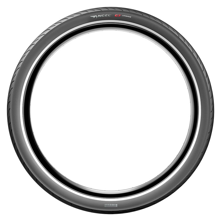 Pirelli Angel GT Urban hybrid tire in black, 700x37c, designed for versatile urban and light off-road riding.