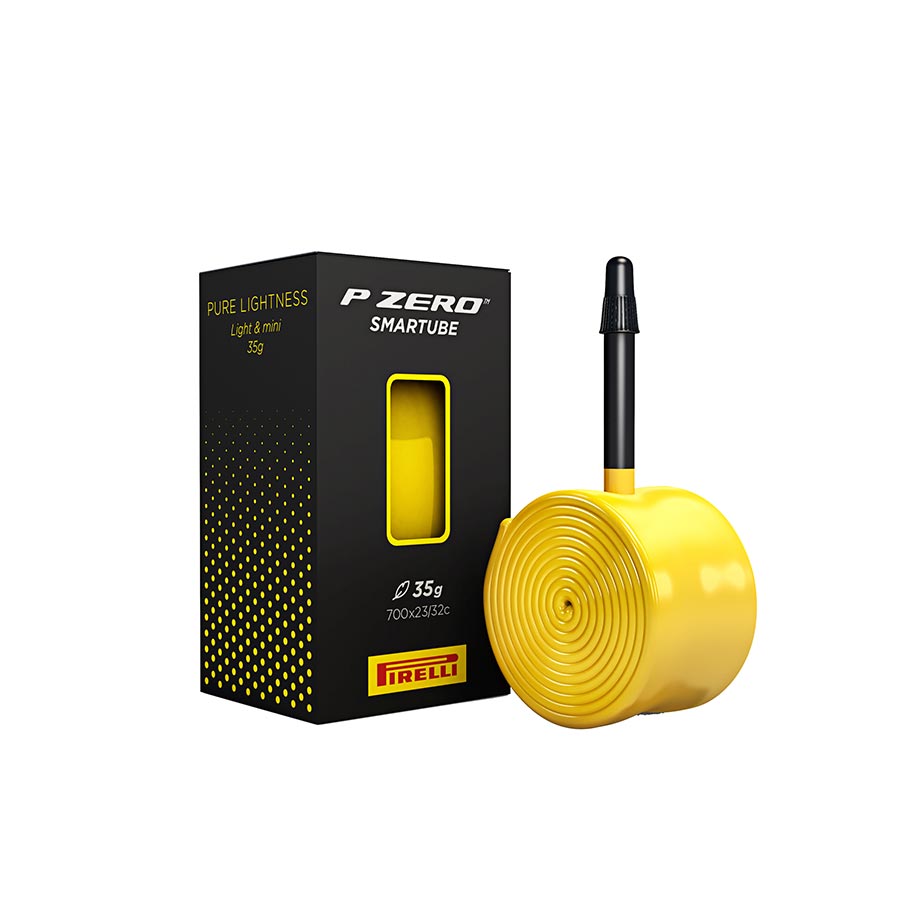 Pirelli P ZERO SmarTUBE EVO bicycle tubes in 700c size for 25-28c tires, designed for durability and performance.
