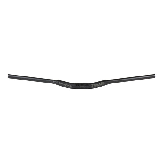 Renthal V3 Fatbar Carbon 35 MTB handlebars in black with 10mm rise, lightweight and durable for mountain biking.